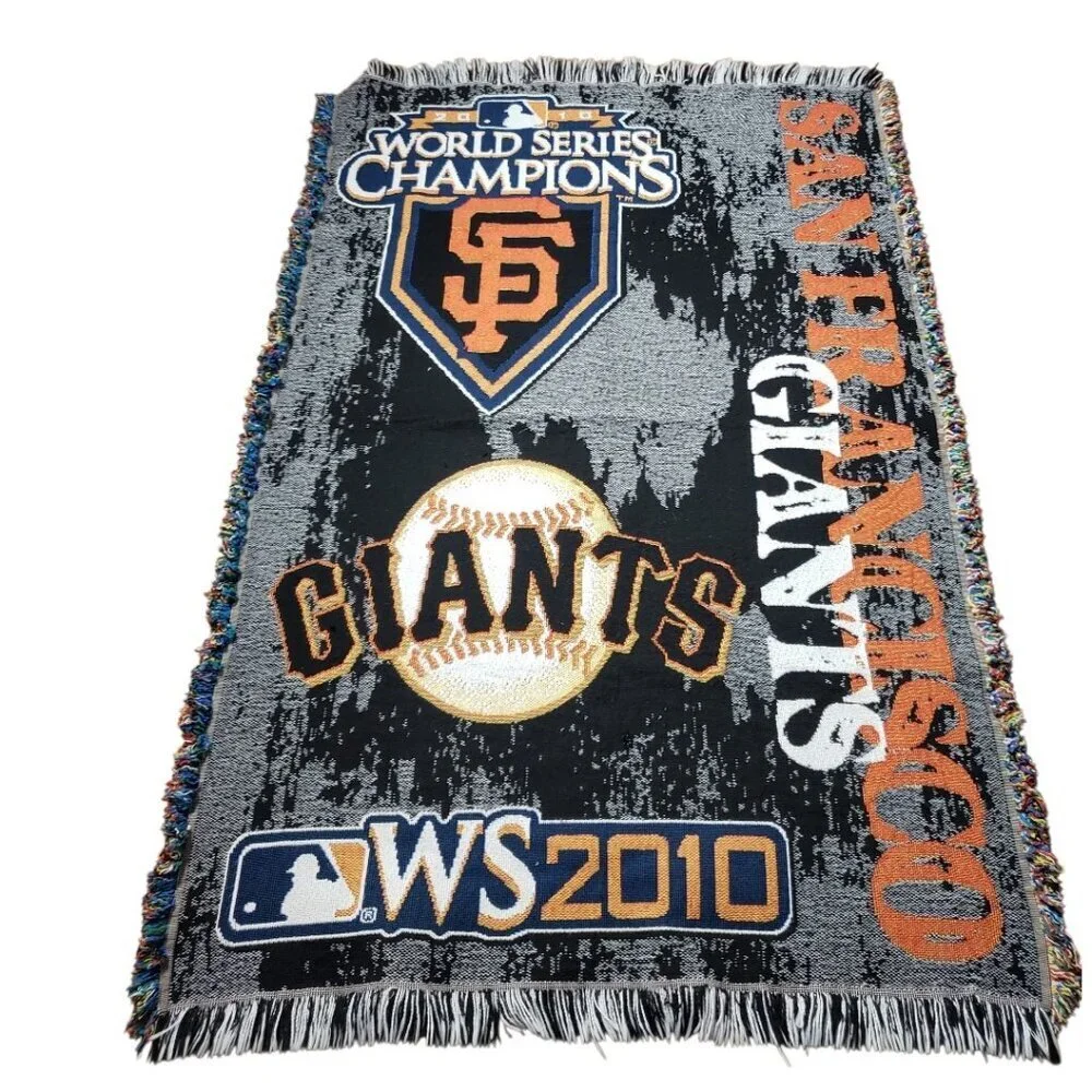 Northwest San Francisco Giants 2010 World Series Champions MLB Throw Multcolor